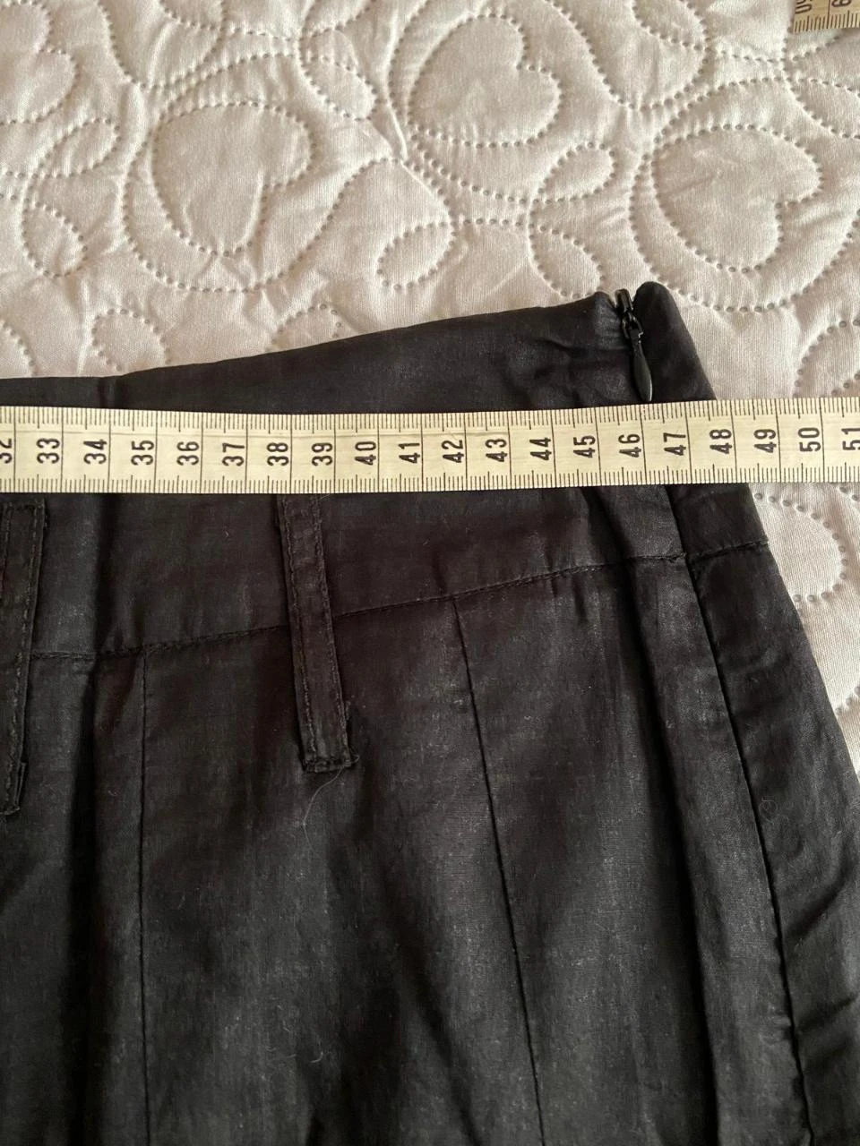 Falda de verano negra, tela fina. C&A. Talla 48 – photo 6